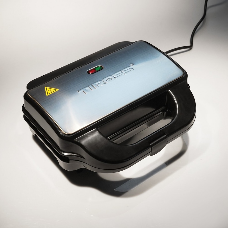 Opiekacz 3 w 1, 900W, , wymienne wkłady, gofry kanapki grill, TIROSS