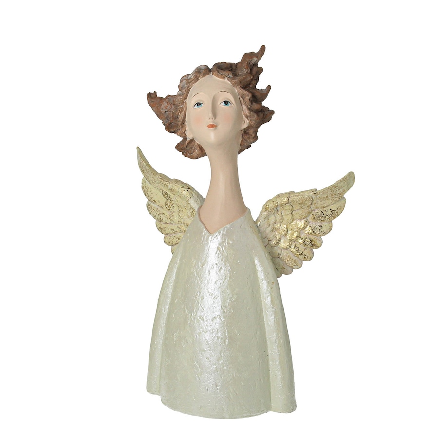 Figurka Angel Glow 43 cm boże narodzenie, święta, świąteczne, złoty, 29x14x43 cm