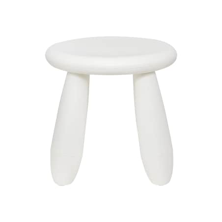 Krzesełko dla dzieci plastikowe stołek dziecięcy biały