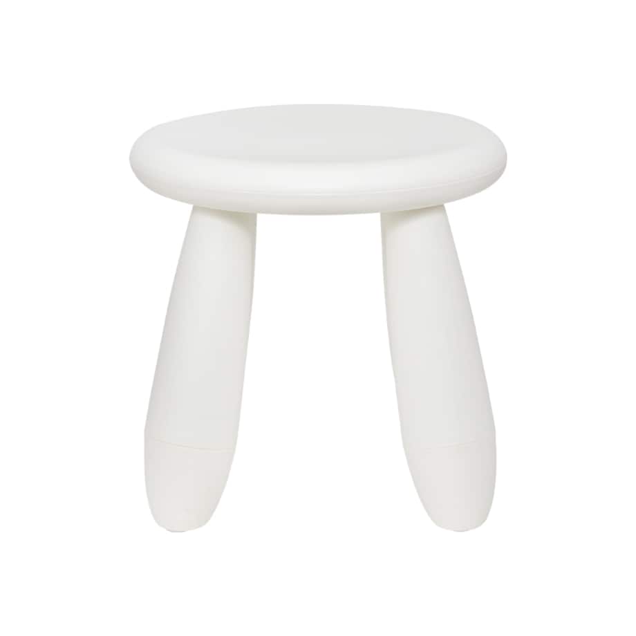 Krzesełko dla dzieci plastikowe stołek dziecięcy biały