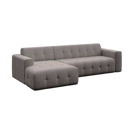 Sofa narożna lewa Tuil XL szara
