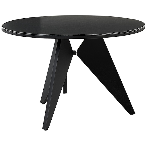 Stół ogrodowy OLMETTO 83 cm 110 cm Szkło Czarny