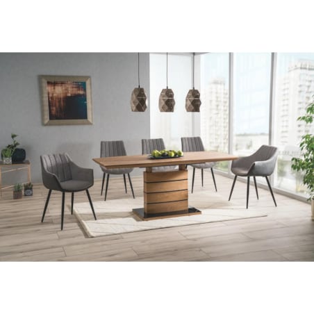 Stół LEONARDO 140(180)x80 dąb rozkładany