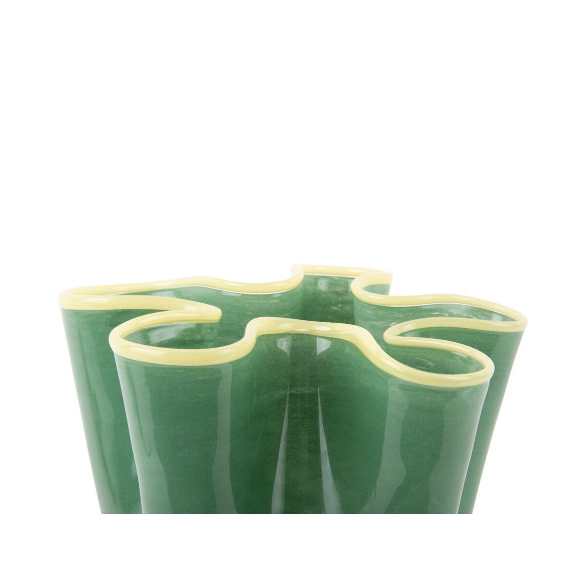 Wazon szklany RUFFLES, 31,5 cm