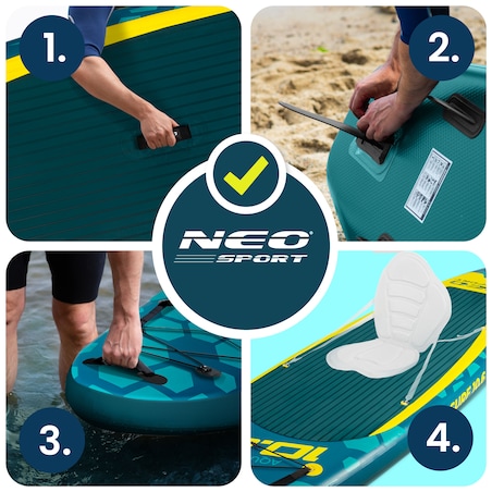 Deska SUP do pływania pompowana Paddle Aquasurf 320cm Neo-Sport