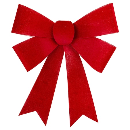 Dekoracja - kokarda kpl. 4 szt. 35x30x5 cm ARCUS czerwony