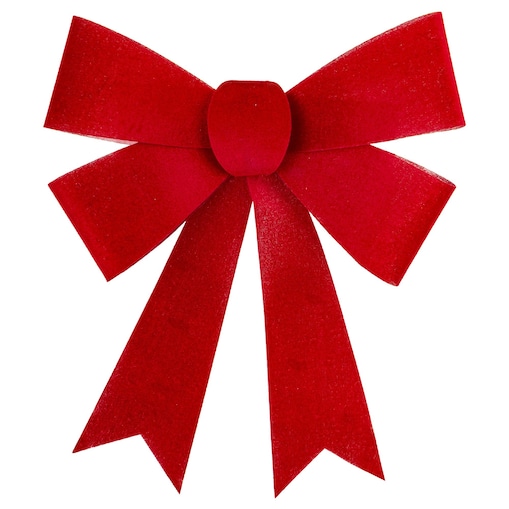 Dekoracja - kokarda kpl. 4 szt. 35x30x5 cm ARCUS czerwony