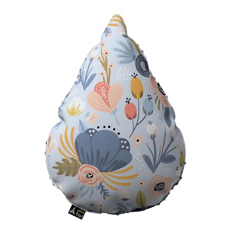 Poduszka Sweet Drop z minky, niebieski, 55x15x35cm, Magic Collection