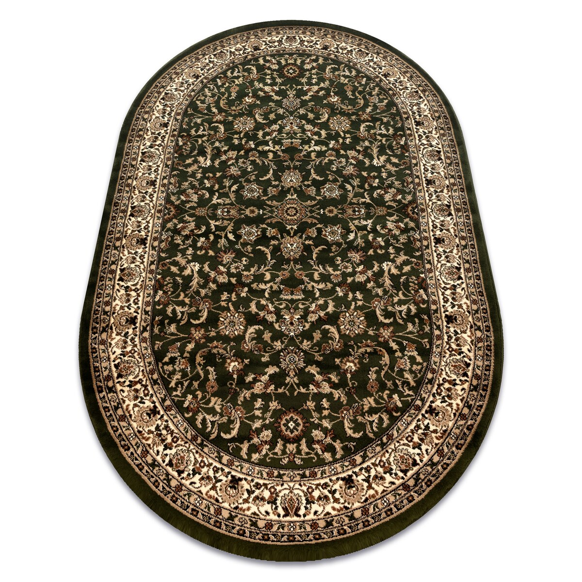 Dywan ROYAL ADR owal wzór 1745 zielony 200x290 cm