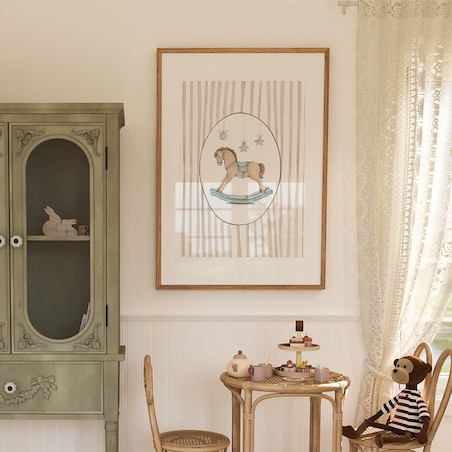 Plakat dla dzieci Konik na biegunach 50x70