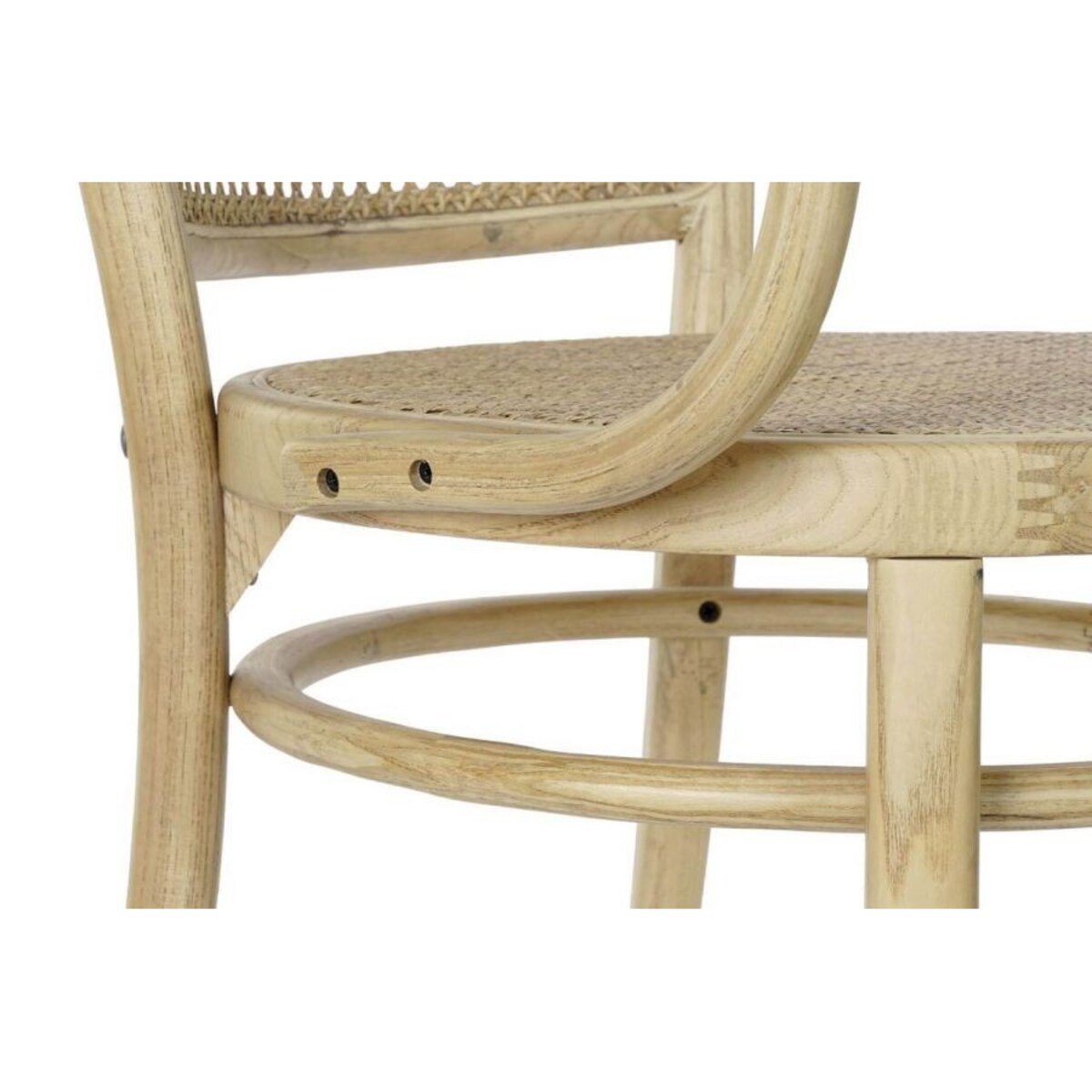 Krzesło gięte z rattanem 79x58 cm GONESSE