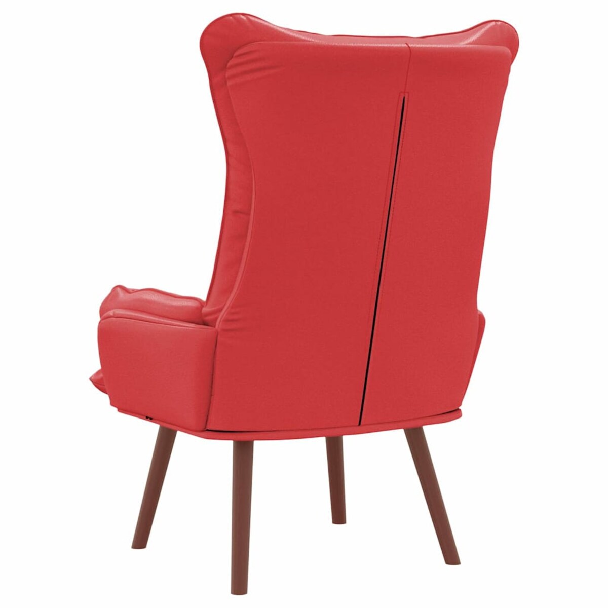 vidaXL Fotel relaksacyjny Czerwony 69 x 74 x 93 cm Skóra syntetyczna