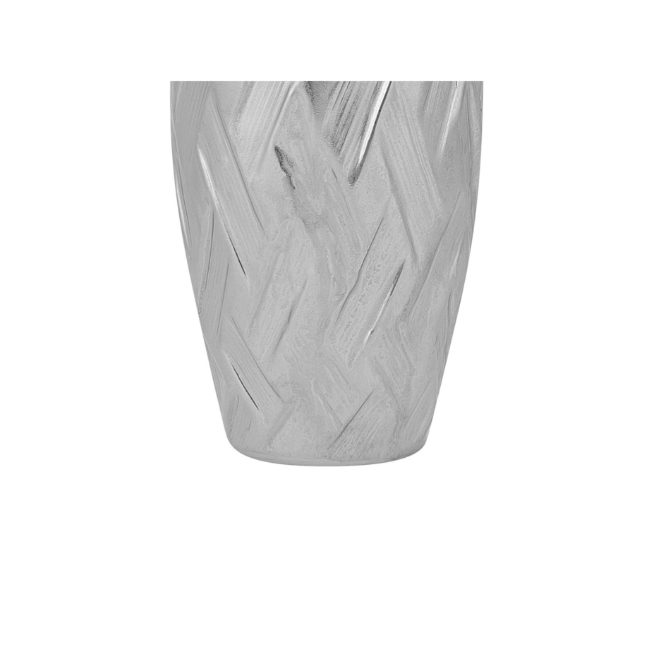 Wazon dekoracyjny ceramiczny srebrny ARPAD