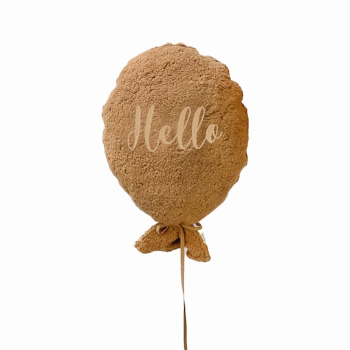 Balon dekoracyjny fluffy camel - HELLO, LIGHT GOLD