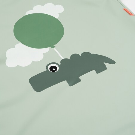 Done by Deer Wodoodporny Fartuszek dla Dziecka Happy Clouds Green