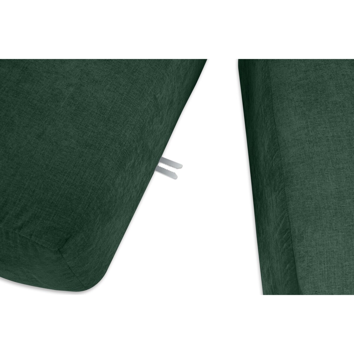 KONSIMO BUFFO Narożnik prawy z niezwykle miękkim i wygodnym siedziskiem, kolor morski