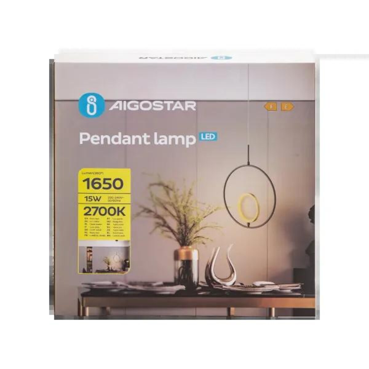 lampa wisząca 2700k aluminium i silikon nowoczesny design 120cm