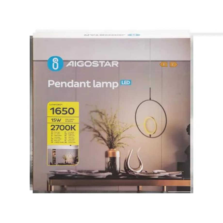 lampa wisząca 2700k aluminium i silikon nowoczesny design 120cm