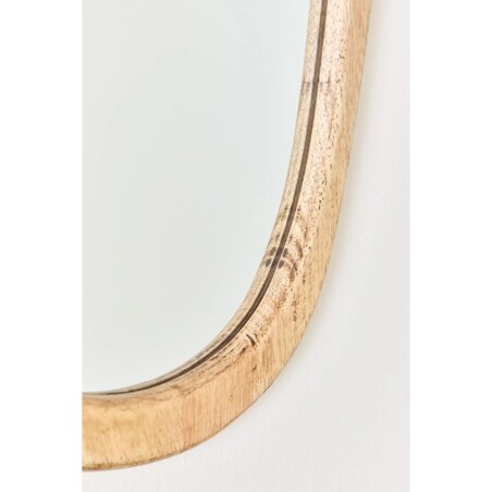 Lustro ścienne z drewna dębowego Arbidel 60 x 165 cm, naturalne