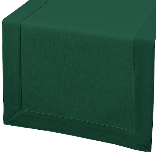 Bieżnik Maxima ciemnozielony (6719) O5 - 40x200 cm - zielony