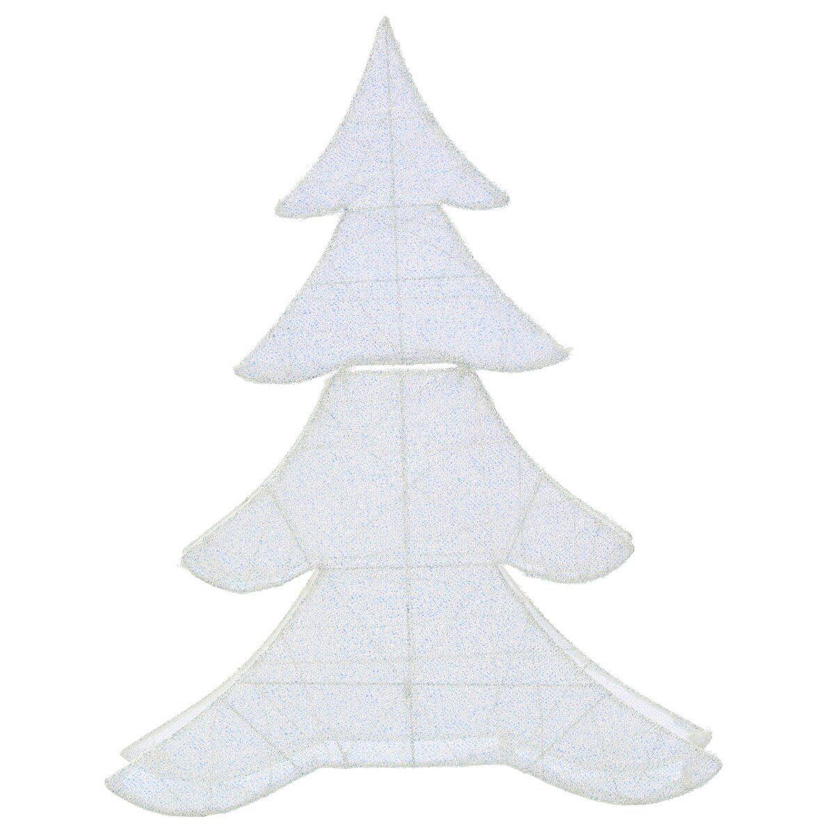 Dekoracja ogrodowa LED EDASJON Choinka 95 cm Biały