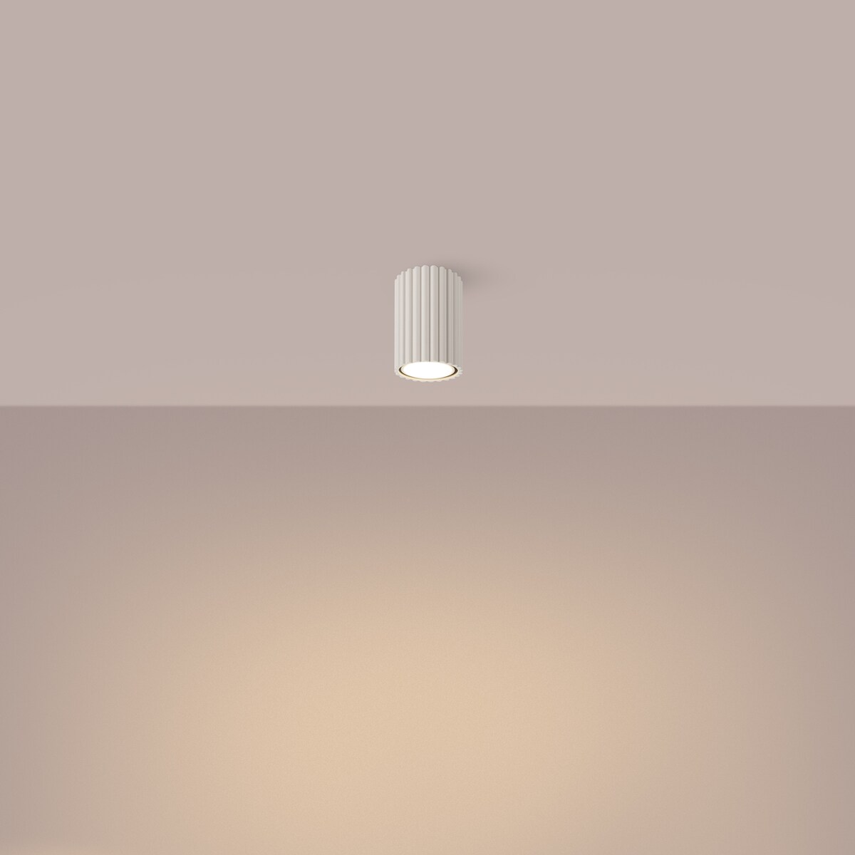 Plafon KARBON 10 beżowy