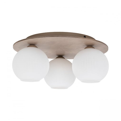Lampa sufitowa plafon VIRLO WHITE 11078 TK Lighting biały 3xE14 42 cm do salonu kuchni sypialni