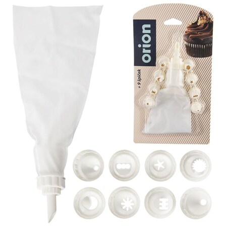 Rękaw Cukierniczy i Tylki 10 Elementów Worek Cukier Dekoracyjny do Ciast