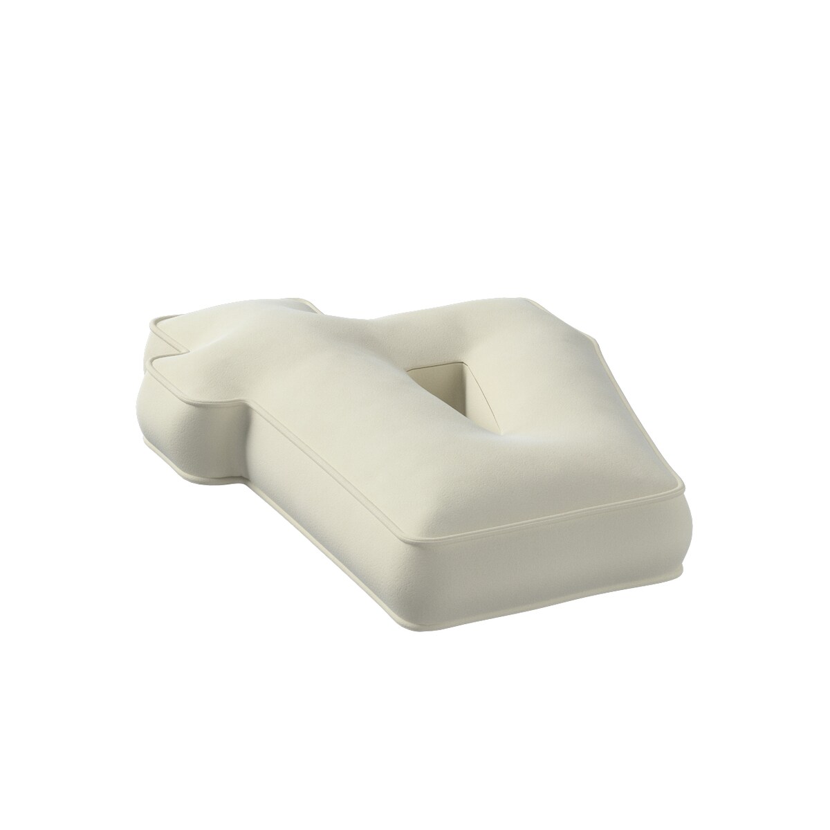 Poduszka Cyferka 4, śmietankowa biel, 28 x 40 cm, Posh Velvet