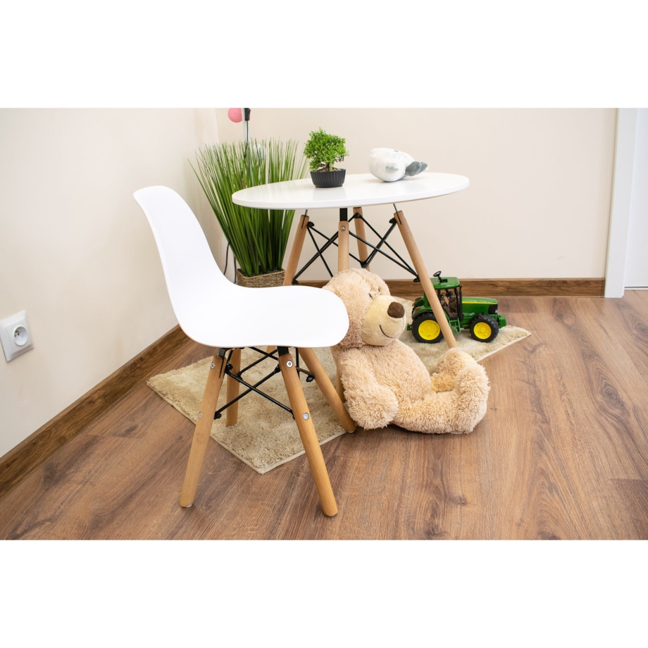 Krzesło Do Jadalni Kuchni Salonu Zubi - Białe X 2