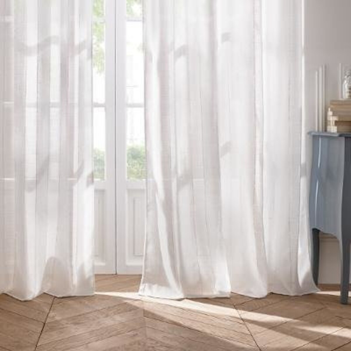 Firana gotowa na przelotkach, 140 x 240 cm