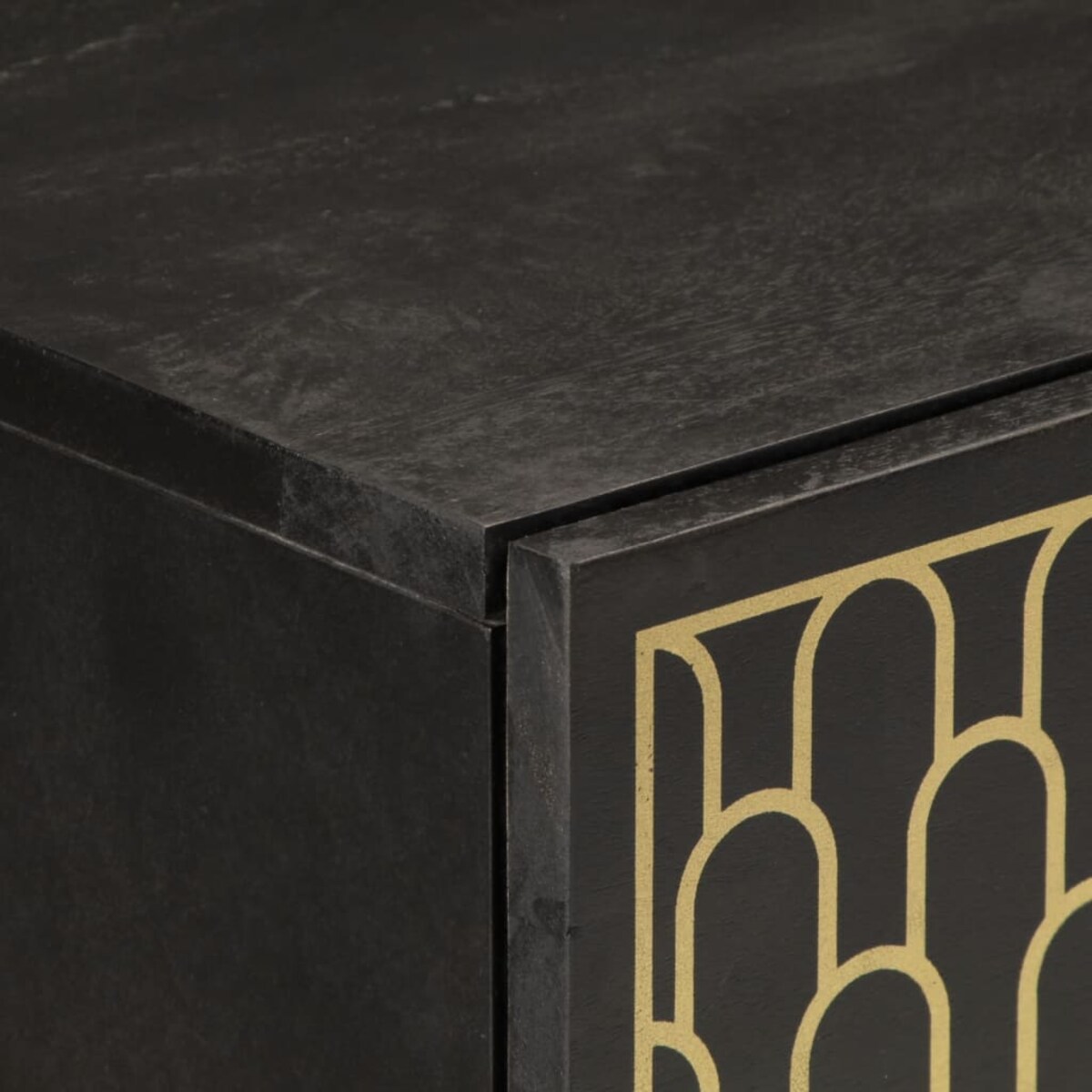 vidaXL Szafka, 80x33x75 cm, lite drewno mango