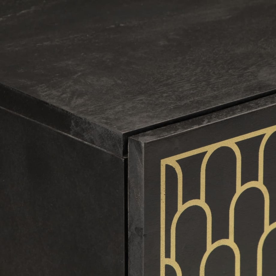 vidaXL Szafka, 80x33x75 cm, lite drewno mango