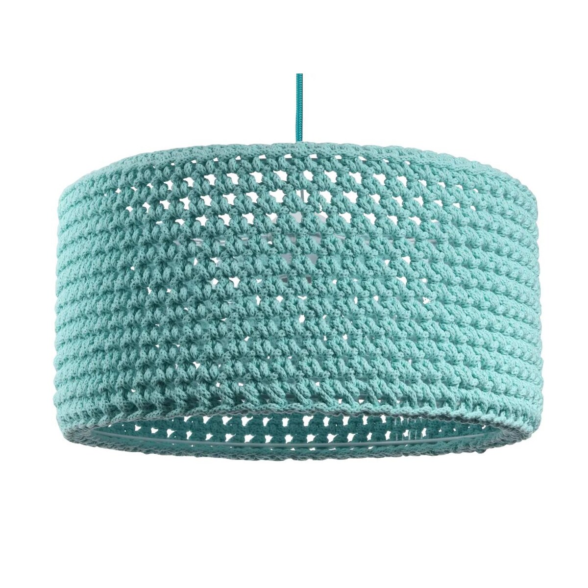 Lampa wisząca COTTON 40 turkusowa