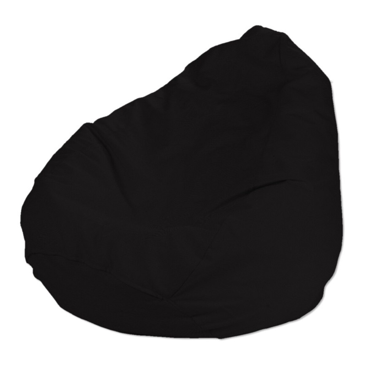 Worek do siedzenia, Black (czarny), Ø80 x 115 cm, Cotton Panama