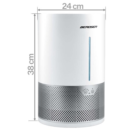 Nawilżacz powietrza Berdsen BD-503 ewaporacyjny 350 ml/h 5L oczyszczacz biały