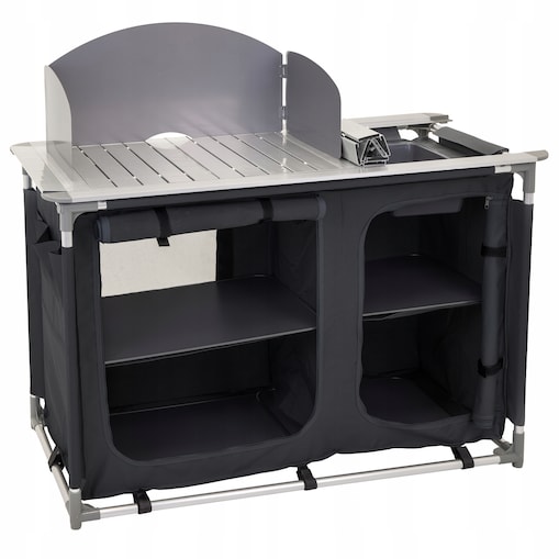 KUCHNIA TURYSTYCZNA SZAFKA stół składany ogrodowy torba KEMPINGOWY stolik