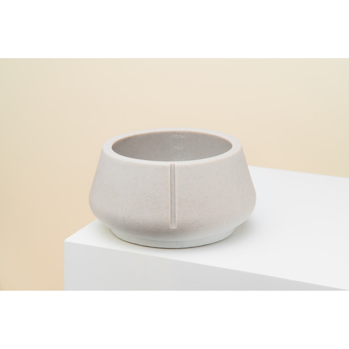 Miska dla psa z długimi uszami, szara