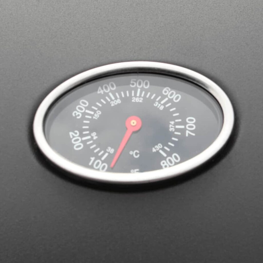 vidaXL Grill gazowy ze strefą gotowania 4+1, kolor czarny