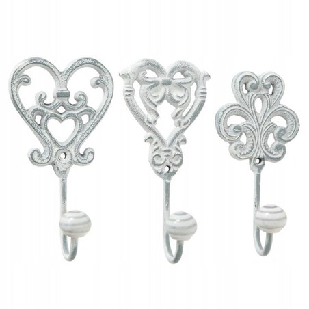 Haczyk wieszak na ubrania ścienny metalowy loft vintage retro Wzór Motyl