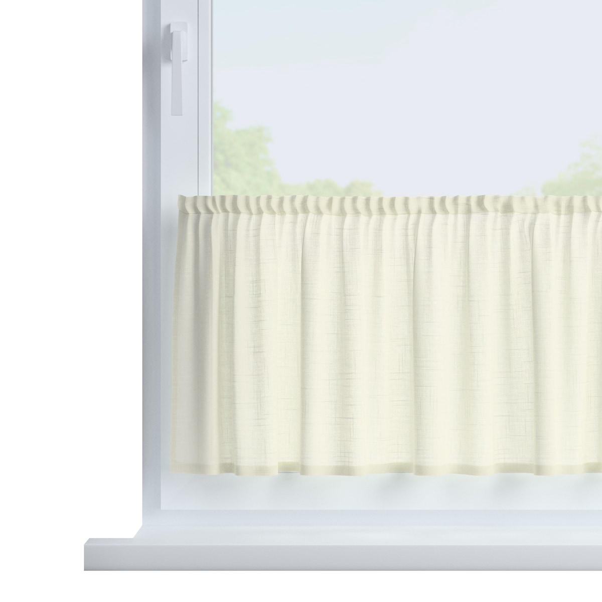 Zazdrostka prosta na metry 390x0 prześwitujący ecru