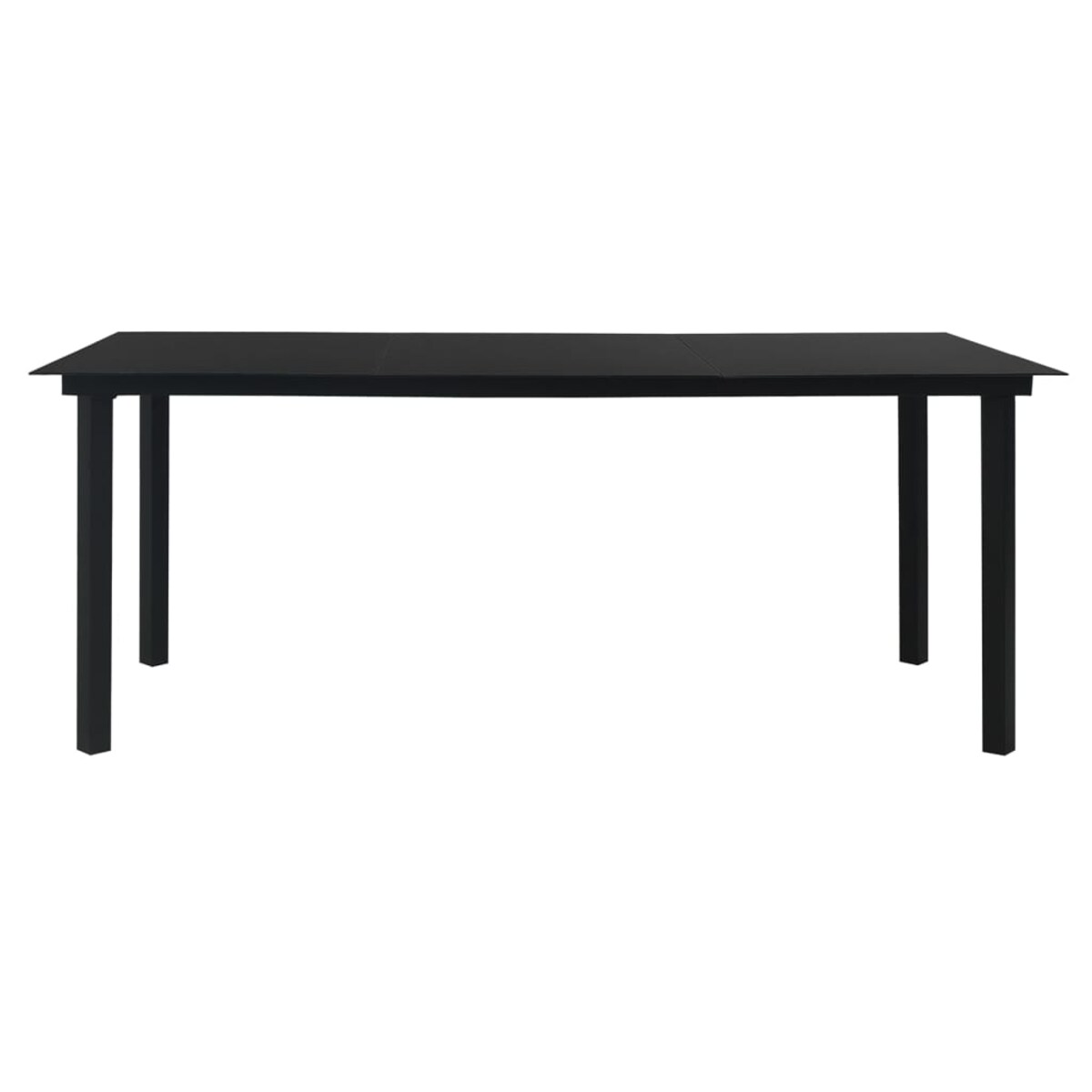 vidaXL 9-częściowy zestaw mebli ogrodowych, czarny, rattan PVC
