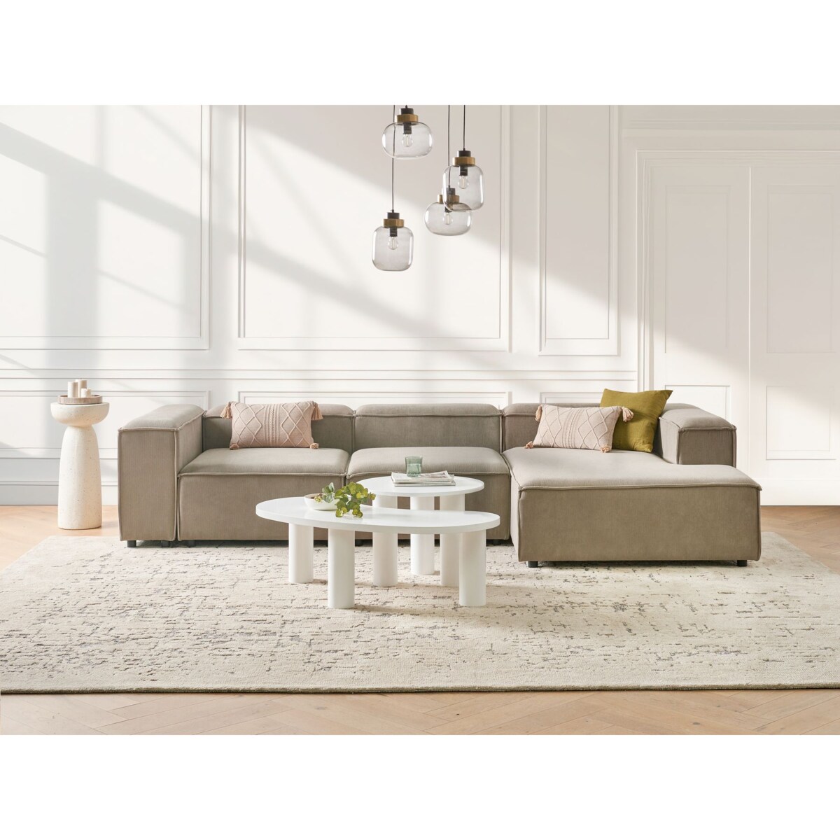 Sofa narożna ARDAL Beżowoszary