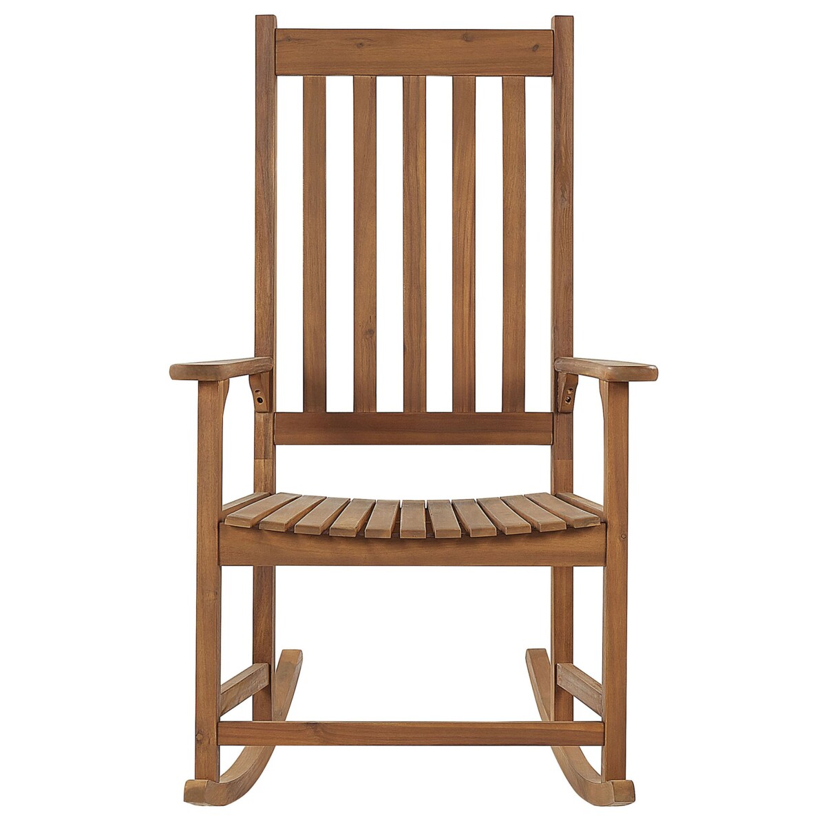 Fotel bujany akacjowy jasne drewno BOJANO