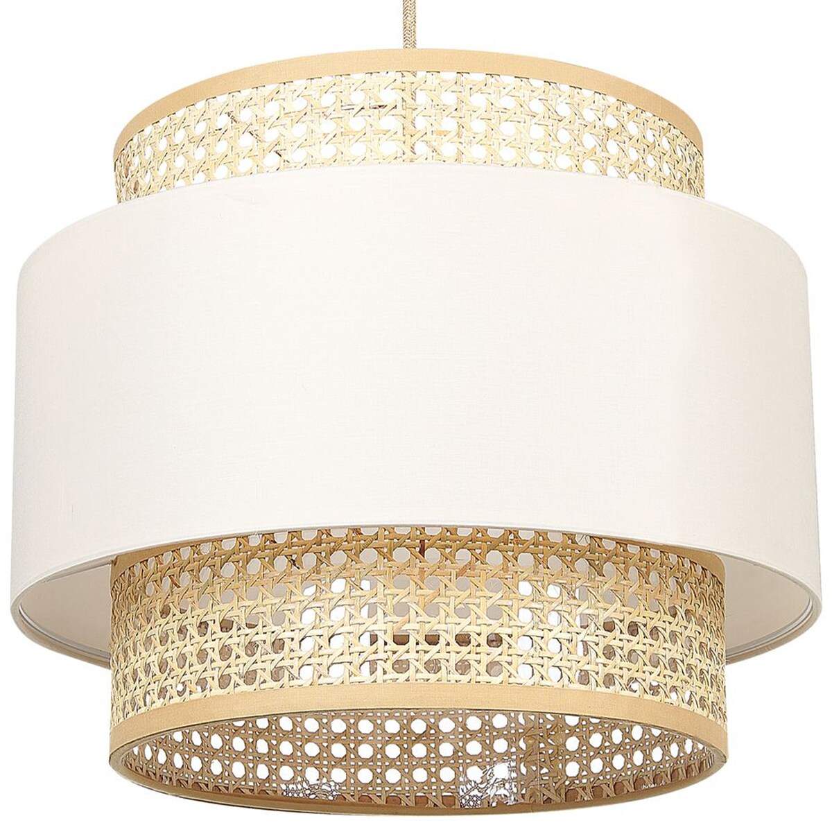Lampa wisząca YUMURI Rattan Jasnobeżowy