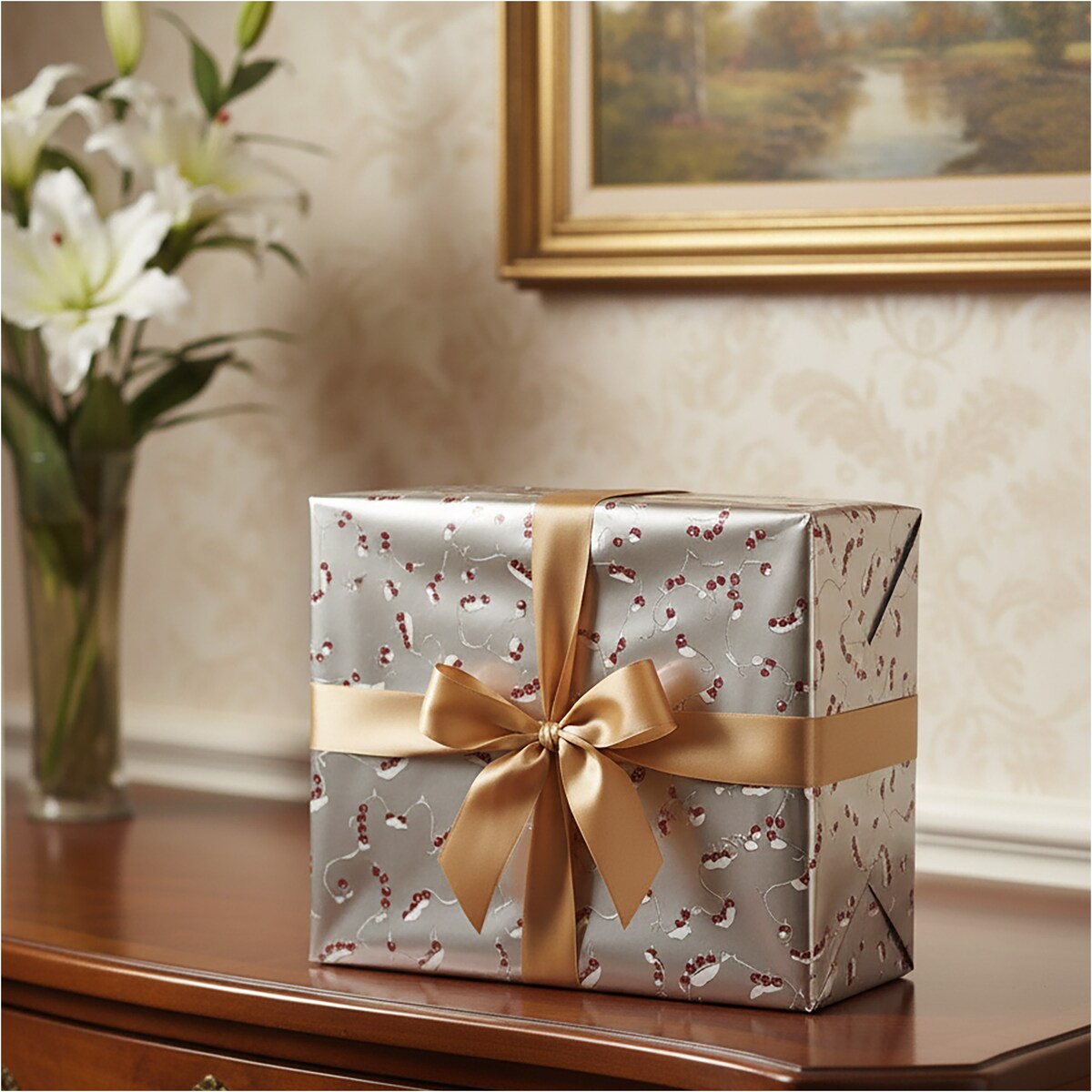 Papier do pakowania prezentów 25 METRÓW MEGAROLKA Świąteczny Do Paczek Ozdobny