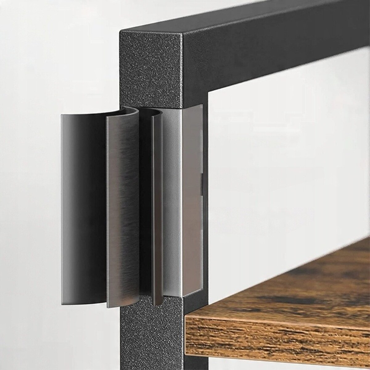 Biurowy regał na książki biblioteczka wysoki loft industrial słupek vintage