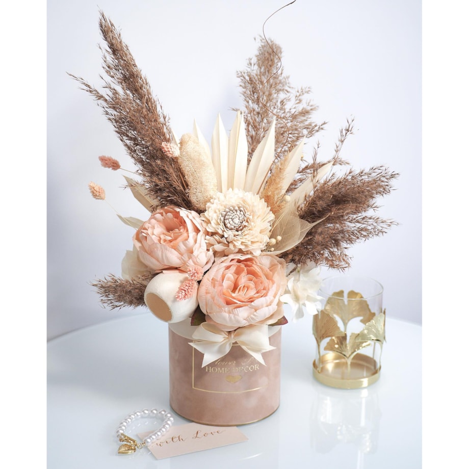 Flower Box trawa pampasowa Boho