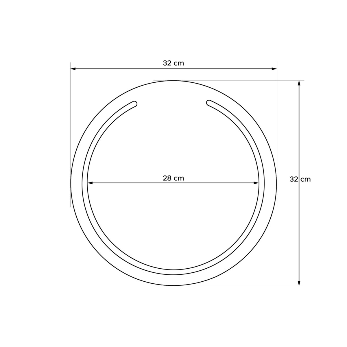 Konsimo LESTE Deska do krojenia, drewno dębowe