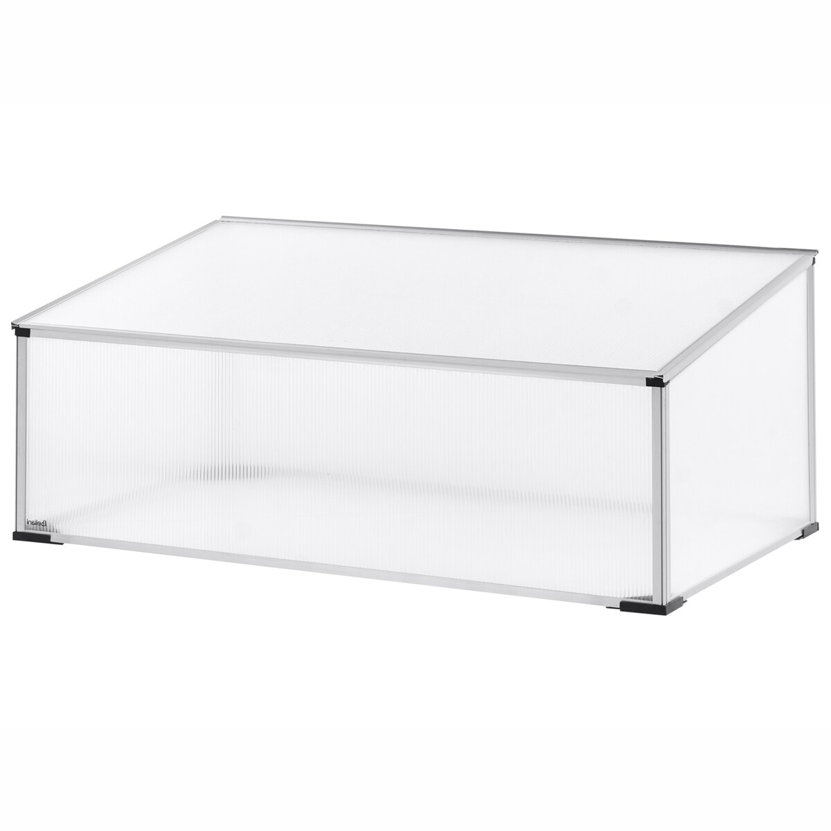 Szklarnia ogrodowa CARFIZZI 100 cm 60 cm Srebrny